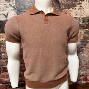 Classic Tan Polo Shirt for Men